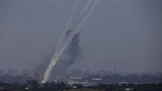 Hamas video shows rocket strikes on Israel nuclear facility [upl. by Octavie43]