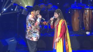 Kumar Sanu amp Alka Yagnik LIVE in London 2014  Part 20 of 23  Tujhe Dekha To Ye Jaana Sanam  DDLJ [upl. by Llenrahs]