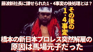 橋本の新日本解雇の原因は馬場元子だった。藤波新社長に課せられた1・4事変の後処理とは？～その後の1・４事変～ プロレス 格闘技 RIZIN [upl. by Gladstone]