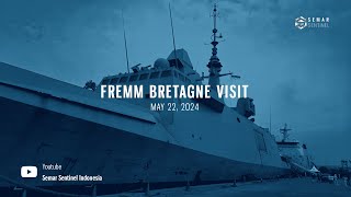 FREMM Bretagne Visit [upl. by Auqinihs]