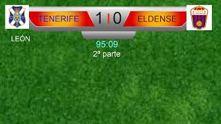 EN DIRECTO TENERIFE 1 ELDENSE 0 [upl. by Eemak677]