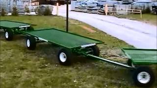 Wellmasters 4 x 8 4WheelSteering Nursery Wagon [upl. by Varien124]