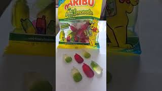 HARIBO HAPPY LEMONADE GERMANY haribo lemonade candy halloween snacks shorts [upl. by Kendricks]