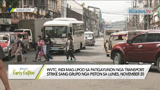 GMA Regional TV Early Edition Reaksyon sa Nationwide Transport Strike [upl. by Anton304]