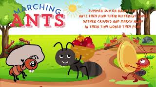 MARCHING ANTS Fun And Educational Jingle For Kids [upl. by Deering389]