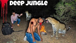 Solo Deep Jungle Challenge Gone Very Wrong 😑 एक साथी को लेपर्ड 🐆 ले गया… [upl. by Nnylcaj]