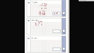 2019 Year 6 SATs Maths Arithmetic Paper 1 walkthrough guide [upl. by Camilo]