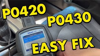 P0420 amp P0430 Easy Fix [upl. by Bran221]