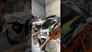 ktm Rc 390 wrapping on progress [upl. by Lipman]