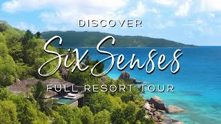 SIX SENSES SEYCHELLES ZIL PASYON ☀️  INCREDIBLE EcoFriendly Luxury Resort 4K FULL TOUR 2022 [upl. by Aicilat]