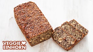 Life Changing Bread 🔶 vegan glutenfrei 🔶 GESUNDES BROT selber backen [upl. by Nido]