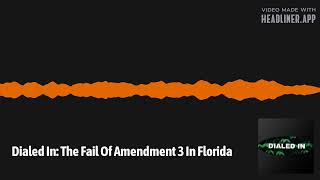 Dialed In The Fail Of Amendment 3 In Florida  PBS NewsHour via myPod [upl. by Ahsekin914]