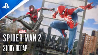 Marvels SpiderMan 2  The Story So Far  PS5 Games [upl. by Leda]