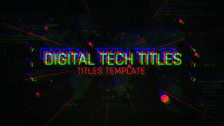 Digital Tech Titles Intro Template for After Effects  Free Download [upl. by Rieger888]