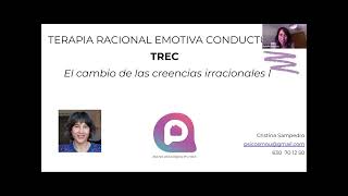 Terapia Racional Emotiva Conductual ¿Sabes lo que es [upl. by Abert313]