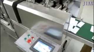 automatic alcohol swab pads making machine with lot number exp date print device [upl. by Kired145]