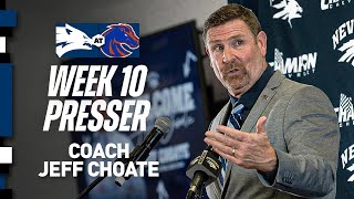 Coach Jeff Choate previews Boise State game following loss against Colorado State [upl. by Oswell]