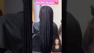 Hairdresser Reacts To Micro Box Braids Hairstyle reaction naturalhair haircare braids [upl. by Alene]