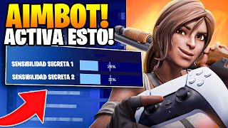 La NUEVA MEJOR SENSIBILIDAD y CONFIGURACION para NO FALLAR BALAS en FORTNITE TEMPORADA 3 CAPITULO 5 [upl. by Jade]