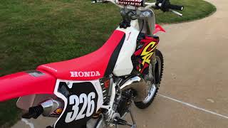 4K 1995 Honda CR125R Project DontCallItRestored [upl. by Fredella]