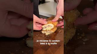 RECETTES DE CHEF POUR LES FÊTES ÉPISODE 9  CORDON BLEU À LA TRUFFE 🤩🎉Part 1 recette cuisine [upl. by Costanza114]