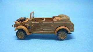 ACADEMY 172 Kubelwagen  A Building Review [upl. by Eliathas]