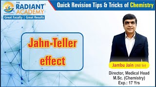 Master the JahnTeller Effect with Quick Chemistry Revision Tips amp Tricks at The Radiant Academy [upl. by Siravat]