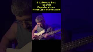 Depeche Mode  Never Let Me Down Again Bass Cover [upl. by Keung]