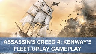 Assassins Creed 4  Kenways Fleet Exclusive Uplay Gameplay  Eurogamer [upl. by Notsur651]