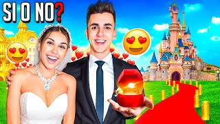 PIDO MATRIMONIO A MI NOVIA EN EL CASTILLO DE DISNEYLAND [upl. by Anitnauq]