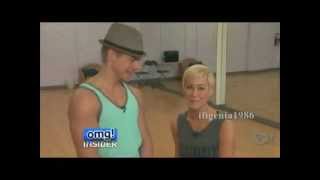 Kellie Pickler amp Derek Hough  Rehearsals and interviews of Week 3 Jive [upl. by Althee]