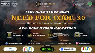 TSEC Hackathon 2024 Innauguration [upl. by Eentrok]