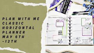 Plan With Me  Horizontal Layout Journaling  LiveLovePosh Chic Planner Sticker Book [upl. by Ahsuatal581]