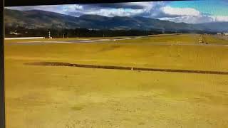 Iberia A340 hard landing in Quito [upl. by Farwell]