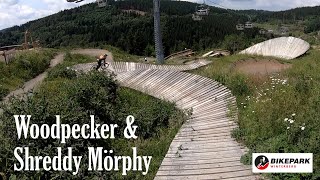 Bikepark Winterberg  Woodpecker amp Shreddy Mörphy [upl. by Kinata867]