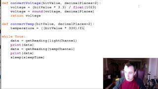 Raspberry Pi Tutorial 24  GPIO Analog Sensor Programming 2 [upl. by Channing985]