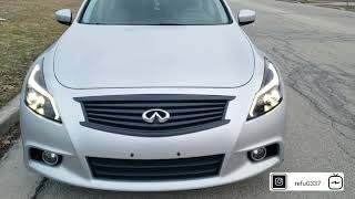 G37 AkkonGTR Style Headlamp Full Review wLight Output [upl. by Sidwell]