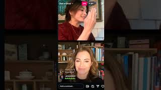 Kristen Kreuk amp Erica Durance  IG LIVE  101624 [upl. by Weisberg]