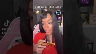 ASTROLOGY LORE ASMR Introducing Scorpio 🦂♏️asmrgirl asmr asmrvideo astrology scorpio [upl. by Elli697]