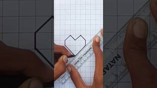 How to draw 3D Illusion on Graph Paper shorts trending [upl. by Aseeral]