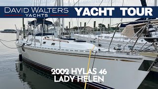 The ideal couples cruiser Hylas 46 Sailboat Tour with Kevin Reeds [upl. by Sidnac]