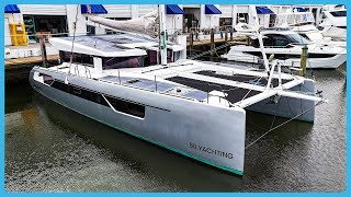 Windelo 50  The ULTIMATE ELECTRIC Bluewater Catamaran 4K Tour Learning the Lines [upl. by Kavanagh686]