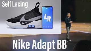 Nike Adapt BB SELF LACING Sneaker Live Launch [upl. by Laenahtan]