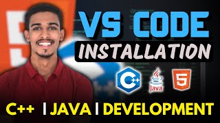 Install VS Code for Java C amp Development  VS Code Setup [upl. by Susi]