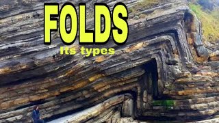 What is fold in geology and geography Types of folds Anticline syncline and monocline [upl. by Nylrac650]