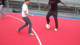 Teaser Street Talent Street soccer Ground moves Panna Made in Belgium [upl. by Modnarb]