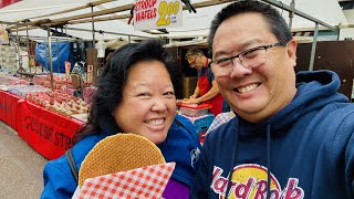 AMSTERDAM  Stroopwafels  Proffertjes  Working Windmill Tour  Albert Cuyp Market  Zaanse Schans [upl. by Wattenberg]