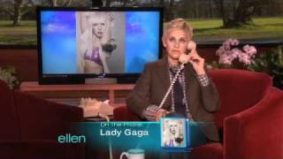 Ellens Birthday Call to Lady Gaga [upl. by Salakcin]