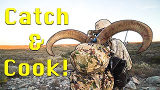 Aoudad CATCH amp COOK SPOT amp STALK HUNTING TEXAS [upl. by Cullie]