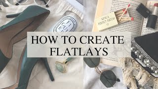 HOW TO FLATLAY Photography tips for Instagram clothes amp products for online shop  heydahye [upl. by Macswan]